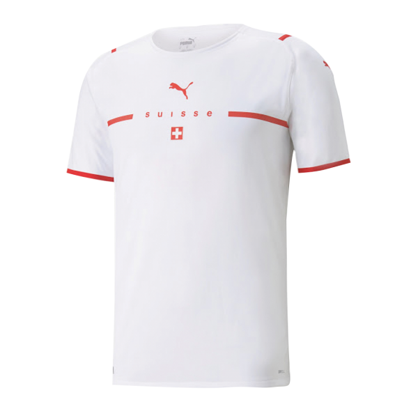 Switzerland Soccer Jersey Away Replica 2021