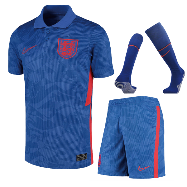 England Soccer Jersey Away Whole Kit (Shirt+Short+Socks) Replica 2021