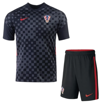 Croatia Soccer Jersey Away Kit (Shirt+Short) Replica 2021