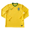 Brazil Soccer Jersey Home Long Sleeve Replica 2021