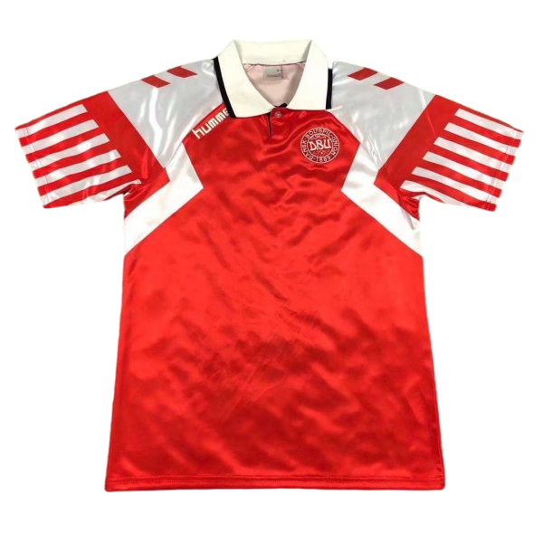 Denmark Retro Soccer Jersey Home Replica 1992